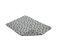FONDOTIN Cat Dog Blanket Ultra Soft Fleece Throw Grey Machine Washable Pet Fleece Pillow
