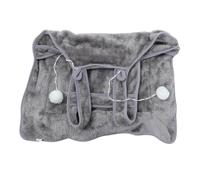 FONDOTIN Cat Holding Apron with Front Pocket Soft Coral Fleece Pet Carrier Bag for Cats Rabbits and Puppies Spacious and Comfortable Sling for Secure and Transport