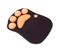 FONDOTIN Cat Paw Mouse Pad with Non-slip Base and Wrist Rest Support Cute Decorative Gel Cushion for Office and Gaming Desktop Comfortable Hand Rest for Typing and Mouse Use
