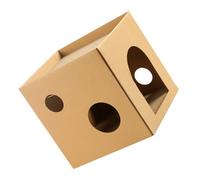 FONDOTIN Cat Scratcher Box Nekoya Cat Collection Board Corrugated Scratch Pad Kitten Toy for Home Use