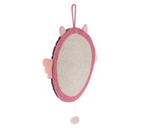FONDOTIN Cat Scratcher Pad Wide Angel Shaped Board Cat Mat for Wall Scratching Toy Resting Place