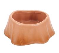 FONDOTIN Ceramic Feeding Bowl for Hedgehogs and Guinea Pigs, Sturdy and Steady Design to Prevent Knocking, Suitable for Holding Food or Water, Sturdy Orange Small Animal Bowl