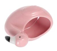 FONDOTIN Ceramic Flamingo Cocktail Mug with Thick Base for Stable Grip Stylish Pink Bar Party Wine Cup for Cocktail Lovers Unique Flamingo Design for Home and Hotel Use