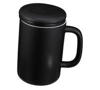 FONDOTIN Ceramic Tea Cup with Filter Infuser Lid for Office and Home Delicate Porcelain Mug Suitable for Tea Coffee Hot Chocolate Water Creative Japanese Style Steeper Mug