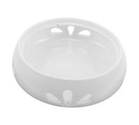FONDOTIN Ceramic Teapot Warmer with Candle Holder Porcelain Heatproof Base for Tea Coffee and Milk Pots Even Heat Retention Small Wax Melt Warmer for Cozy Winter Beverage Heating