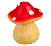 FONDOTIN Charming Mushroom Key Stash Resin Box Secret Storage for Keys and Coins Decorative Garden Fake Mushroom Outdoor Hidden Safe for Home Security