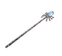 FONDOTIN Chinese Hair Chopsticks Spider Glaze Hair Sticks Vintage Styling Tool for Women Accessory Daily Use