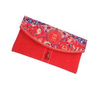 FONDOTIN Chinese Wedding Red Envelopes Money Pockets Fabric Traditional Style for Wedding Party and Ritual, Accommodate Money and Necklace, Elegant and Chic Design