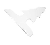 FONDOTIN Clear Acrylic Charcuterie Board Handle Stencil Christmas Tree Template for Kitchen Cutting Board Tracing High Transparency Cutting Guide Tool