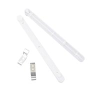 FONDOTIN Concealed Cabinet Side Rails Flip-up Door Slide Track Plastic and Iron Construction with -Close Function Heavy Duty Load-Bearing for Kitchen Cabinets Bookcases and