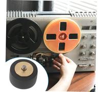 FONDOTIN Copper Pinch Roller for Cassette Tape Recorder Maintenance Wear-resistant Rubber Wheel Replacement for Radio Tape Deck Repair Compact Audio Recorder Accessory
