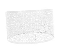 FONDOTIN Creative Hollow Metal Lampshade for Table Lamps Iron Material with Unique Carved Design Warm Diffuse Light Cover for Home Bedroom Decor Compatible Stylish