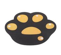 FONDOTIN Cute Cartoon Cat Paw Rubber Mouse Pad Non-slip Laptop Mouse Mat with Anti-skid Base for Office and Home Use Flexible Design Brown