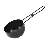 FONDOTIN Deep Mini Cast Iron Cooking Pot for Household and Outdoor Use Stew Pot with Handle Even Heat Distribution for Soup Sauce and Healthy Food Preparation