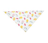 FONDOTIN Dog Bandana Triangle Scarf for Washable Pet Neckerchief for Dogs Cats Lightweight Cooling Accessory for Parties Walks and Daily Wear Pineapple Pattern