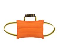 FONDOTIN Dog Bite Sleeve for Large Dogs Sturdy Training Bite Pillow with Strong Handles Orange Anti-Bite Pad for Puppy Training and Tug of War Play