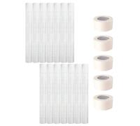 FONDOTIN Dog Ear Stand up Support Rods with Puppy Ear Support Tape for Doberman and Small to Medium Dogs 30 Sticks with 5 Rolls of 2.5cm Tape