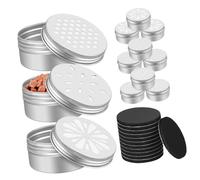 FONDOTIN Dog Scent Training Holder Aluminium Containers with Multiple Scent and Magnetic Dots for Agility Training and Behavioural Development