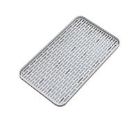 FONDOTIN Double Bottle Drain Rack with Non Slip Draining Tray and Detachable Water Collector Bottle Drying Station and Kitchen Organizer for Cups Mugs and Fruit