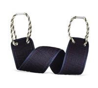 FONDOTIN Double Sided Exfoliating Back Scrubber Cloth with Strong Abrasive Texture Deep Cleansing Shower Washcloth for Men and Women Navy Blue Bath Back Washer