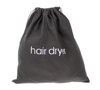 FONDOTIN Drawstring Hair Dryer Storage Bag Dark Grey Canvas Pouch Dustproof Organizer for Home and Travel Lightweight Compact Holder for Household Hairdryer Accessories