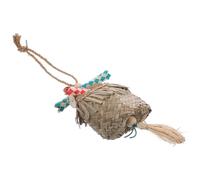 FONDOTIN Edible Bird Foraging Natural Woven Bark Parrot Shredding Chewing for Parakeet Training Cockatiel Chewing and Climbing Activity Enriches Playtime with Sturdy Texture and
