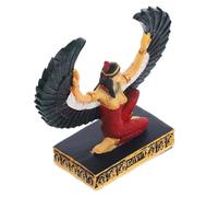 FONDOTIN Egyptian Goddess Resin Candle Holder Mythological Statue Decor for Wedding Tabletop Elegant Sculpture Candlestick with Resin Material Unique Photo Prop and Home Office Ornament