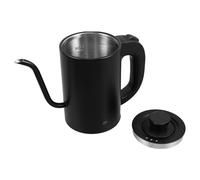 FONDOTIN Electric Gooseneck Coffee Kettle with Handle and Breathable Hole Stainless Steel Small Rapid Boiling Tea Pot for Home Brewing and Kitchen Use