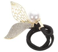 FONDOTIN Elegant Hair Bun Maker Mermaid Accessories for Women with Rhinestone Fish Tail Design Easy to Use for Lazy Hair Styling