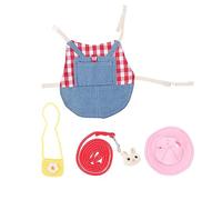 FONDOTIN Elegant Rabbit Harness Rabbit Costume Photo Taking Outfit Small Pet Clothes Comfortable and Breathable Bunny Harness