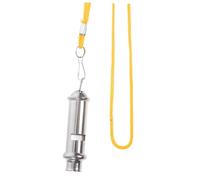 FONDOTIN Emergency Survival Whistle Stainless Steel Safety Whistle for Camping Hiking Boating Fishing and Dog Training Compact and Loud Rescue Signaling Tool