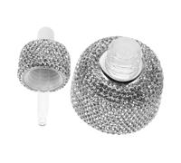 FONDOTIN Essential, 30ml Bottle Oil Refillable Glass Dropper Convenience with Rhinestone for Precise Dispensing and Portable Stylish Aromatherapy Container for Carrying Essential Oils