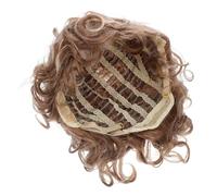 FONDOTIN European American Style Short Curly Wig Ladies Wig for Cosplay Dress-up and Daily Wear