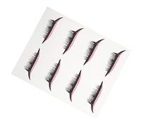 FONDOTIN Eyeliner Decal Eyeliner Sticker 4 Pairs Glitter Waterproof Eye Line Strip Adhesive Lash Stickers for Women Party Makeup and Special Occasions