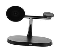 FONDOTIN Fast Wireless Charging Dock Magnetic Charging Station for Phone Watch Earbuds with Stand Function Compatible Multi-device Charger for Home and Office Use