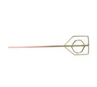 FONDOTIN Flat Bottom Paint Mixer Drill Attachment for Electric Drills Multi-Functional Concrete Mixing Rod Use Stirrer for Paint Mortar and Renovation Projects