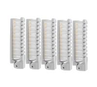 FONDOTIN Foldable Hair Brush and Pocket Comb 5pcs Compact Double-headed Wide Tooth Folding Hairdressing Comb Portable Travel Size for Men and Women On-the-go