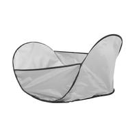 FONDOTIN Folding Dog Shearing Bib with Hair Collection Container Breathable Pet Grooming Apron for Comfortable Household Haircutting and Shaving Lightweight Foldable Design for Easy Storage