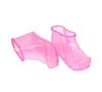 FONDOTIN Foot Bath Shoes Small Size under Uk 8 Practical Foot Soaking Boots for Home Use with Red Color Suitable for Men and Women Bathing