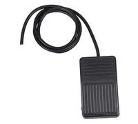 FONDOTIN Foot Pedal Switch with Nonslip Rubber Pad for Power Supply Machines Plastic Foot Operated Controller with Clip Cord and Standard Phono Plug Hands Versatile for Punch and Industrial