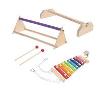 FONDOTIN Frosted Standing Swing Chicken Roosting Bar Xylophone Coop Ladder Accessory