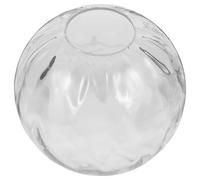 FONDOTIN Glass Lampshade Replacement 150mm Diameter Round Water Ripple Ball Cover for Ceiling Pendant and Table Lamps, Windproof Glass Lamp Shade Accessory for Home Lighting