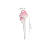 FONDOTIN Glow Dark Realistic Mushroom Statue Outdoor Garden Sculpture Weather-resistant Resin Craft Lawn Ornament for Patio Flower Pots and Miniature Landscapes