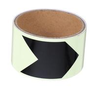 FONDOTIN Glow in Dark Arrow Tape Luminous Reflective Warning Tape for Floor Marking Safety in Homes Offices Warehouses PVC Adhesive Caution