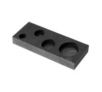 FONDOTIN Graphite Mold for Metal Casting with Creative Ingot Slot High-Purity Graphite Crucible for Melting Silver Gold Copper Brass Suitable for Smelting and Refining Experiments
