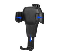 FONDOTIN Gravity Car Phone Holder for Air Vent Metal Auto Phone Cradle Stand Compatible with Smartphones Easy Installation Stable Grip for Safe Driving Black