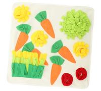 FONDOTIN Guinea Pig Toys Rabbit Snuffle Mat Foraging Pad Hiding Spot Pet Mat Toy Soft