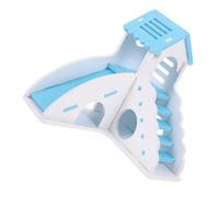 FONDOTIN Hamster Hideaway House with Ladder and Slide Multifunctional Small Pet Playground Castle for Climbing Sliding and Resting Hideout Hut for Gerbils Rats and Dwarf Hamsters Safe and