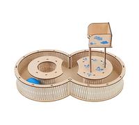 FONDOTIN Hamster Maze Creative Pet Habitat House for Small Animals Durable Exploration Playground for Hamsters Reduces Stress and Promotes Agility Safe Material for Fun Random Color