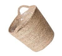 FONDOTIN Hand Woven Flower Basket Creative Multi-purpose Planter Container for Indoor Plants Rustic Farmhouse Decor Versatile Storage Basket for Home and Garden Nordic Style Woven Pot